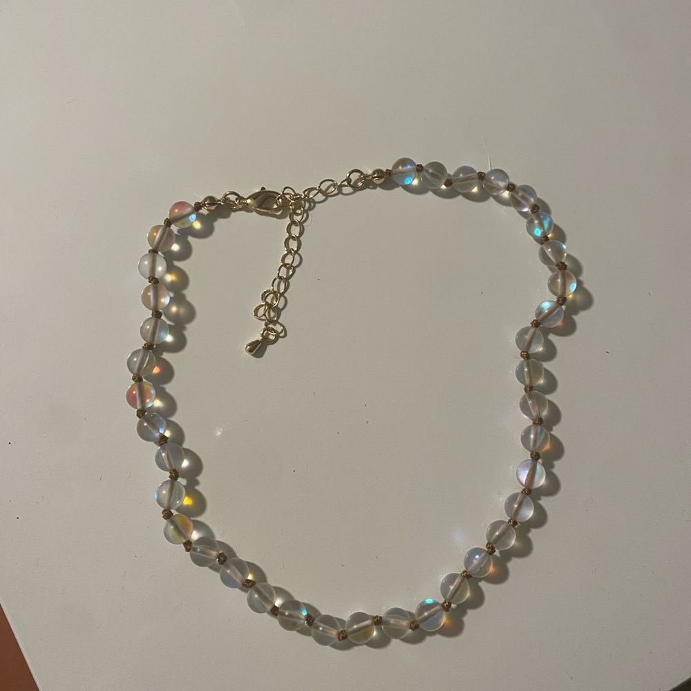 EARTHBOUND Iridescent Beaded Necklace